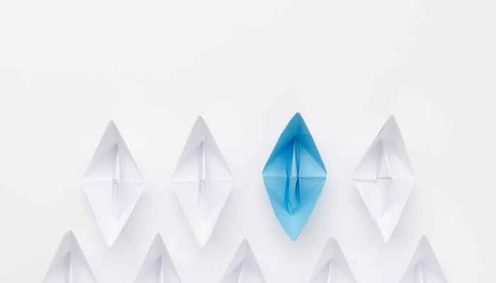 creative-composition-individuality-concept-paper-boats